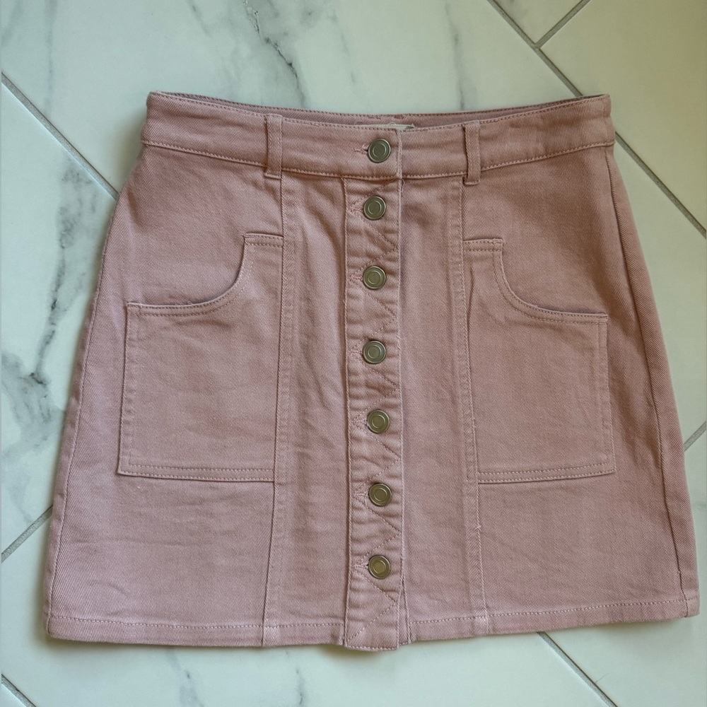 Pink Denim skirt 💖